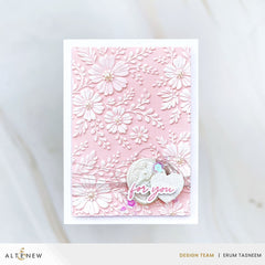 Piped Floral Lace 3D Embossing Folder