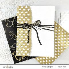 Part A-Glitz Art Craft Co.,LTD Embossing Folder Playful Circles 3D Embossing Folder