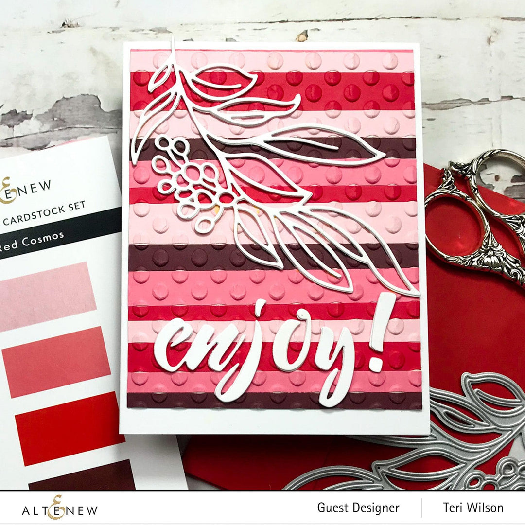 Part A-Glitz Art Craft Co.,LTD Embossing Folder Playful Circles 3D Embossing Folder