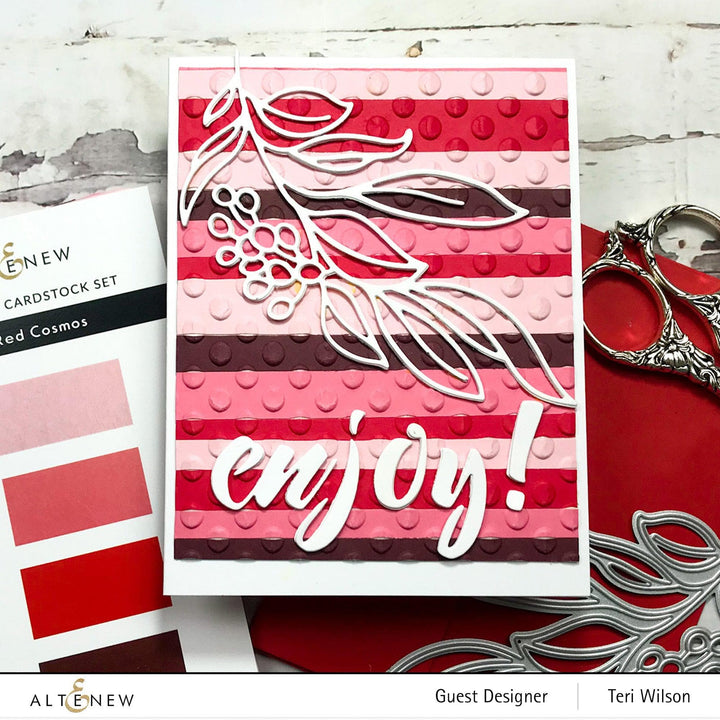 Part A-Glitz Art Craft Co.,LTD Embossing Folder Playful Circles 3D Embossing Folder