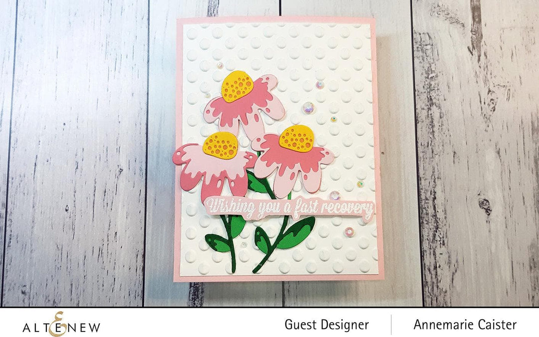 Part A-Glitz Art Craft Co.,LTD Embossing Folder Playful Circles 3D Embossing Folder