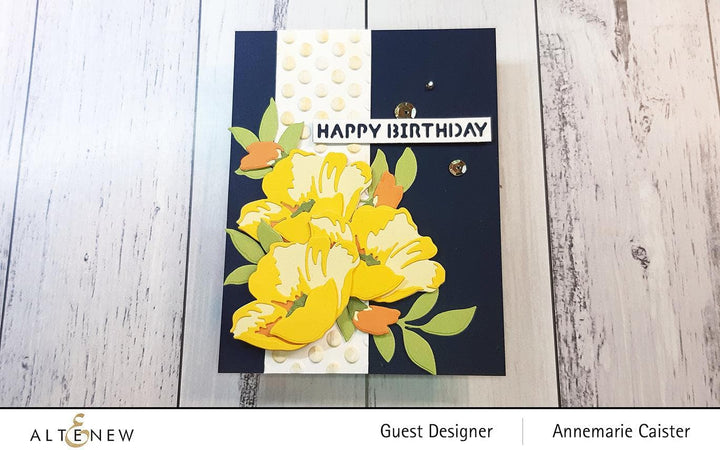 Part A-Glitz Art Craft Co.,LTD Embossing Folder Playful Circles 3D Embossing Folder