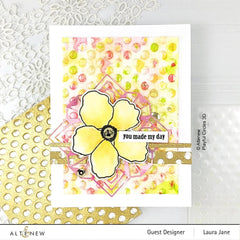 Part A-Glitz Art Craft Co.,LTD Embossing Folder Playful Circles 3D Embossing Folder