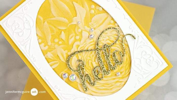 Part A-Glitz Art Craft Co.,LTD Embossing Folder Ranunculus Bouquet 3D Embossing Folder