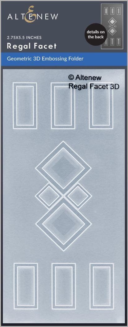 Regal Facet 3D Embossing Folder
