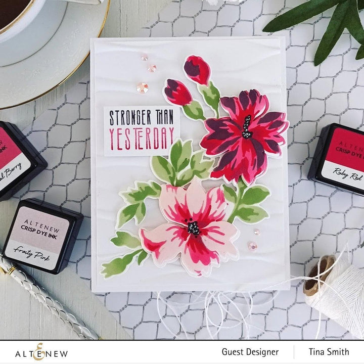 Part A-Glitz Art Craft Co.,LTD Embossing Folder Ribbon Waves 3D Embossing Folder