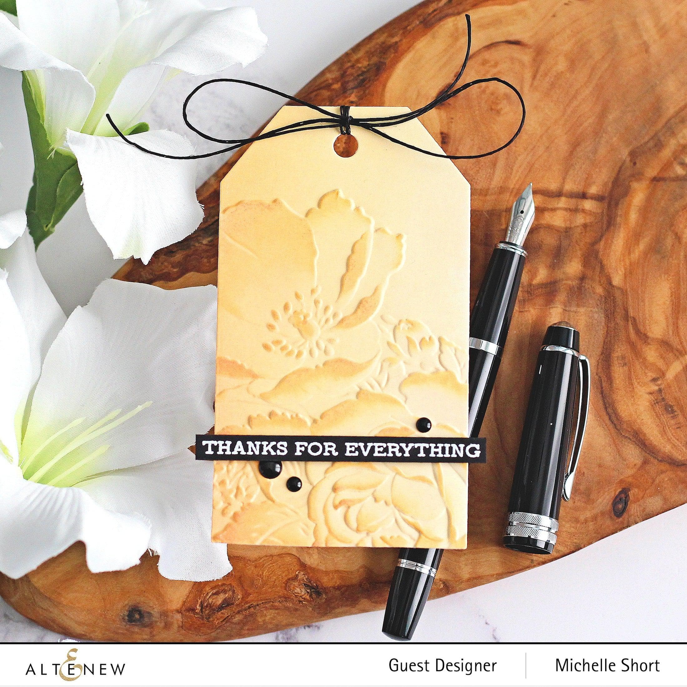 Rose Bouquet 3D Embossing Folder | Altenew