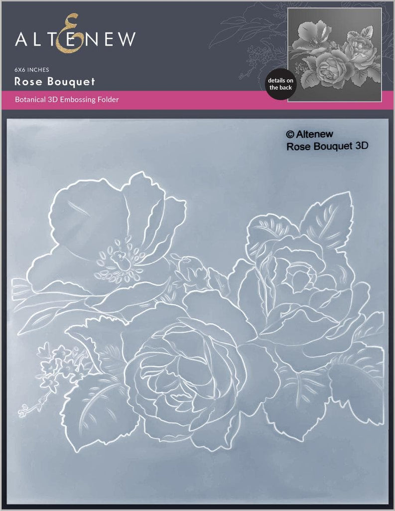 Rose Bouquet 3D Embossing Folder | Altenew
