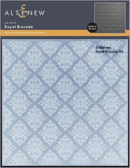 Royal Brocade 3D Embossing Folder