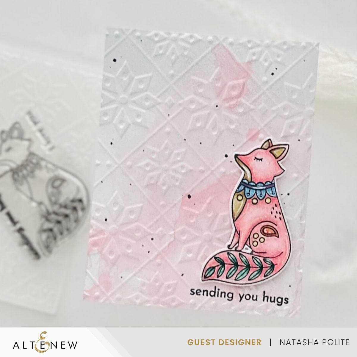 Snowy Stars 3D Embossing Folder | Altenew