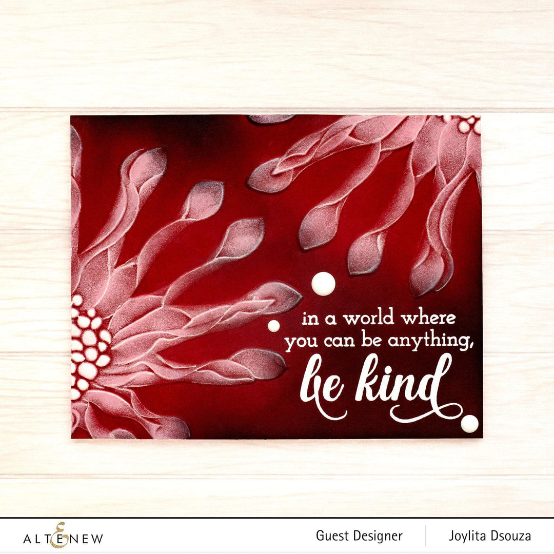 Part A-Glitz Art Craft Co.,LTD Embossing Folder Spoon Daisy 3D Embossing Folder