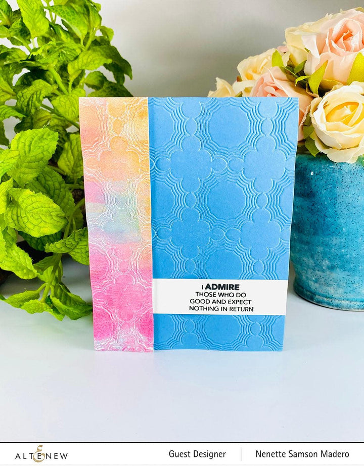 Part A-Glitz Art Craft Co.,LTD Embossing Folder Starburst 3D Embossing Folder