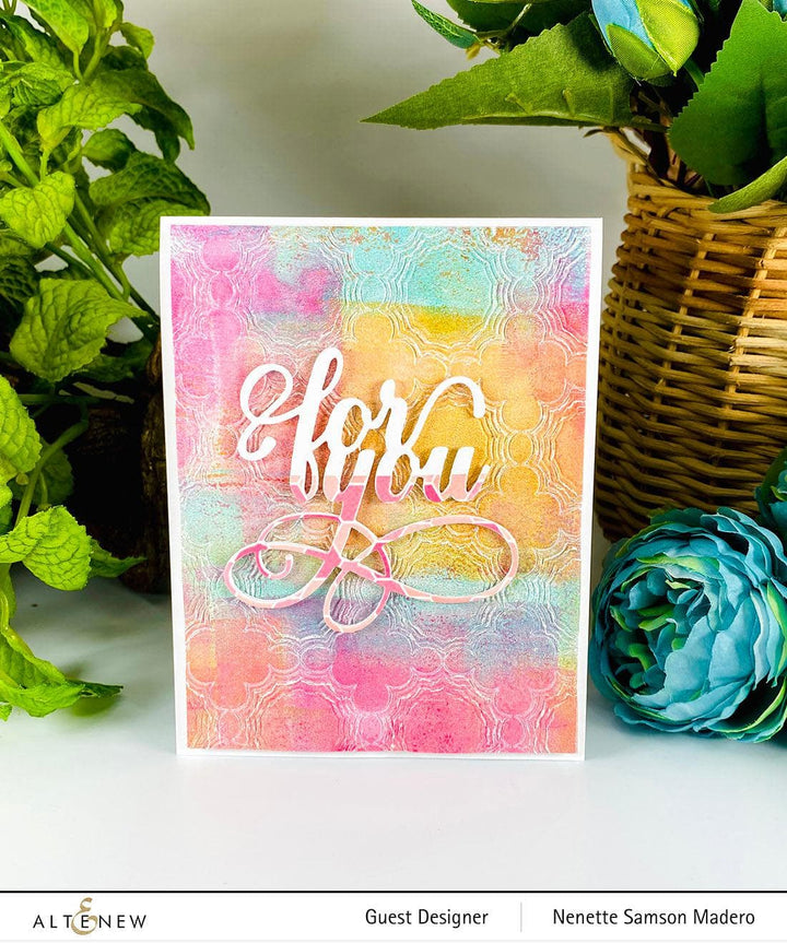 Part A-Glitz Art Craft Co.,LTD Embossing Folder Starburst 3D Embossing Folder