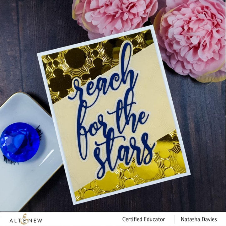 Starburst 3D Embossing Folder