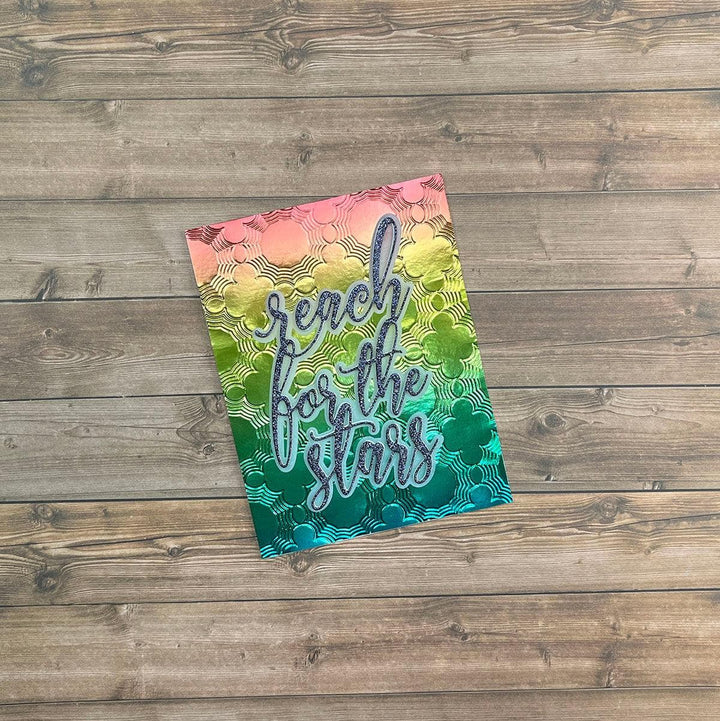 Starburst 3D Embossing Folder