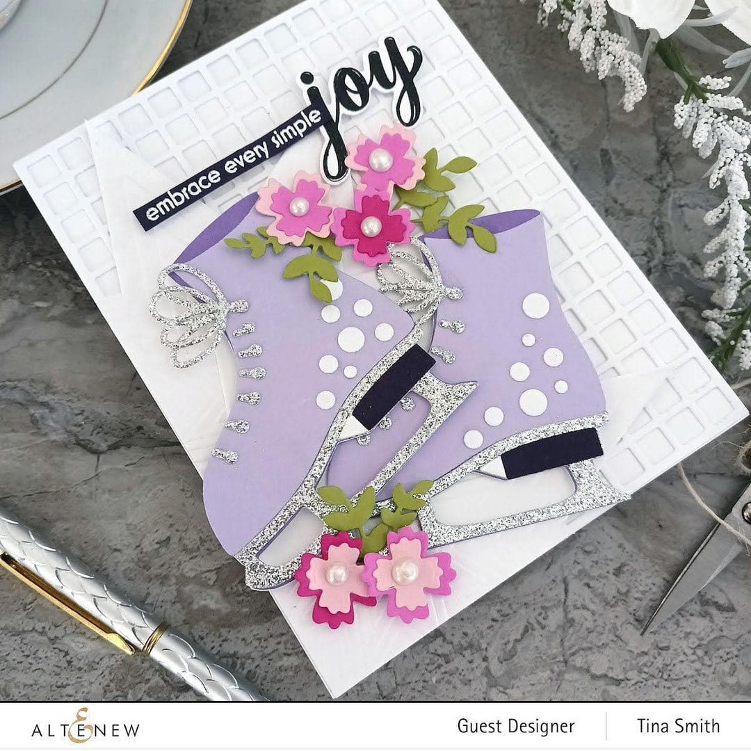 Part A-Glitz Art Craft Co.,LTD Embossing Folder Stellar Cascade 3D Embossing Folder