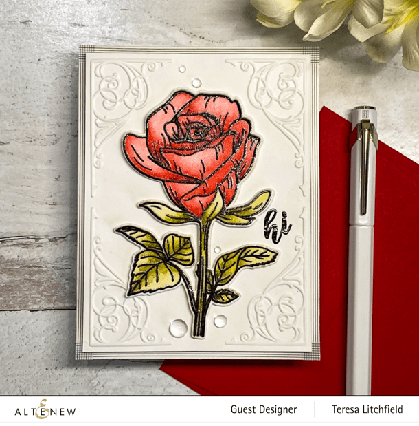 Part A-Glitz Art Craft Co.,LTD Embossing Folder Storybook Frame 3D Embossing Folder