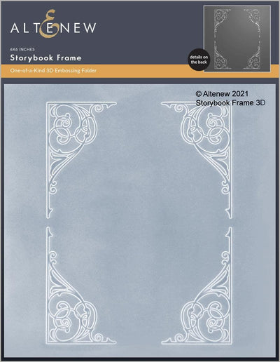 Part A-Glitz Art Craft Co.,LTD Embossing Folder Storybook Frame 3D Embossing Folder