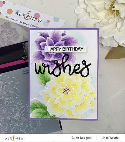 Part A-Glitz Art Craft Co.,LTD Embossing Folder Sunshine Blossoms 3D Embossing Folder