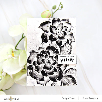 Part A-Glitz Art Craft Co.,LTD Embossing Folder Sunshine Blossoms 3D Embossing Folder