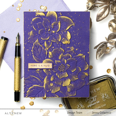 Part A-Glitz Art Craft Co.,LTD Embossing Folder Sunshine Blossoms 3D Embossing Folder