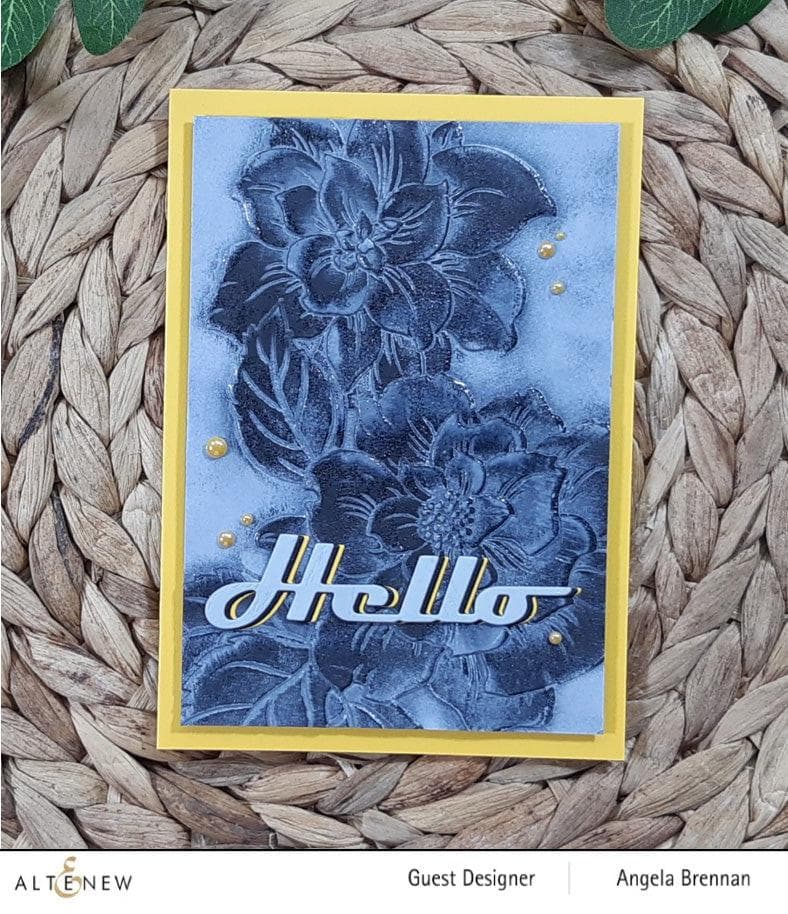 Part A-Glitz Art Craft Co.,LTD Embossing Folder Sunshine Blossoms 3D Embossing Folder