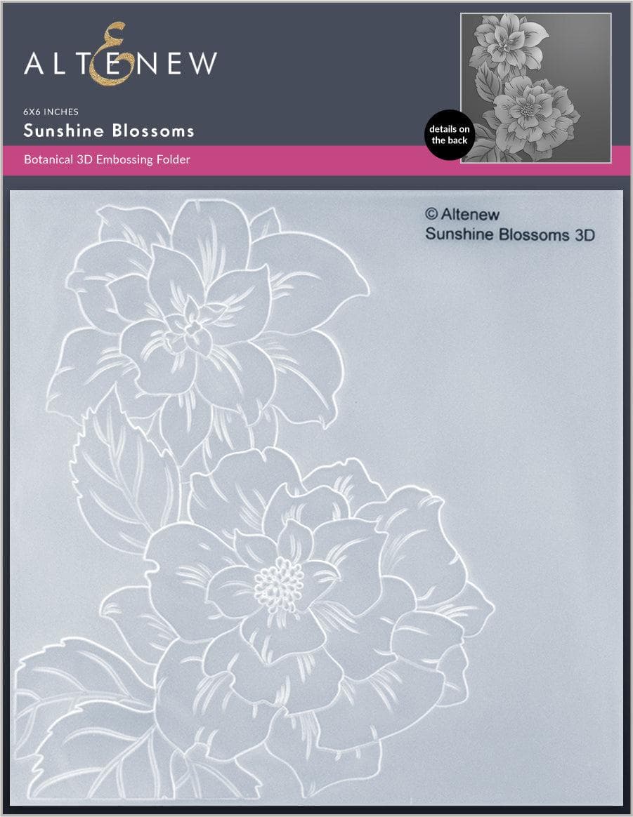 Sunshine Blossoms 3D Embossing Folder | Altenew