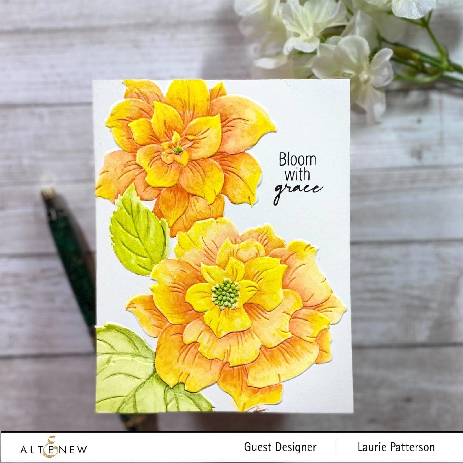 Sunshine Blossoms 3D Embossing Folder | Altenew