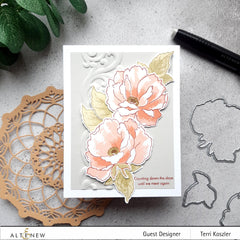 Part A-Glitz Art Craft Co.,LTD Embossing Folder Swirl Motif 3D Embossing Folder