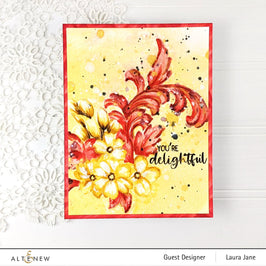 Part A-Glitz Art Craft Co.,LTD Embossing Folder Sylvan Baroque 3D Embossing Folder