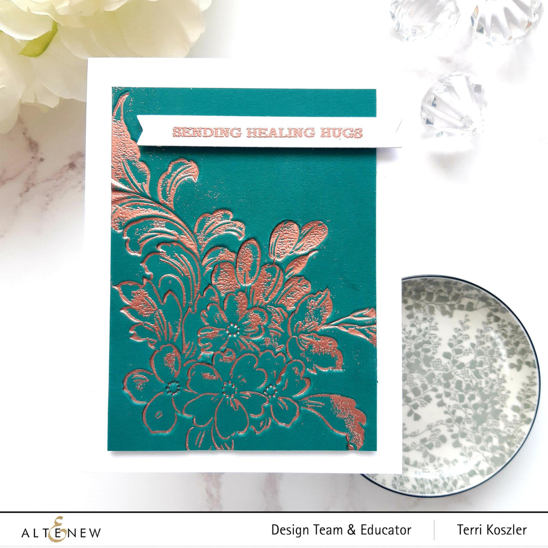 Part A-Glitz Art Craft Co.,LTD Embossing Folder Sylvan Baroque 3D Embossing Folder