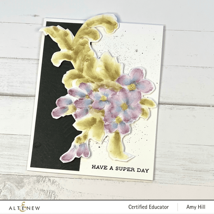 Part A-Glitz Art Craft Co.,LTD Embossing Folder Sylvan Baroque 3D Embossing Folder