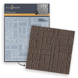 Textured Tiles 3D Embossing Folder