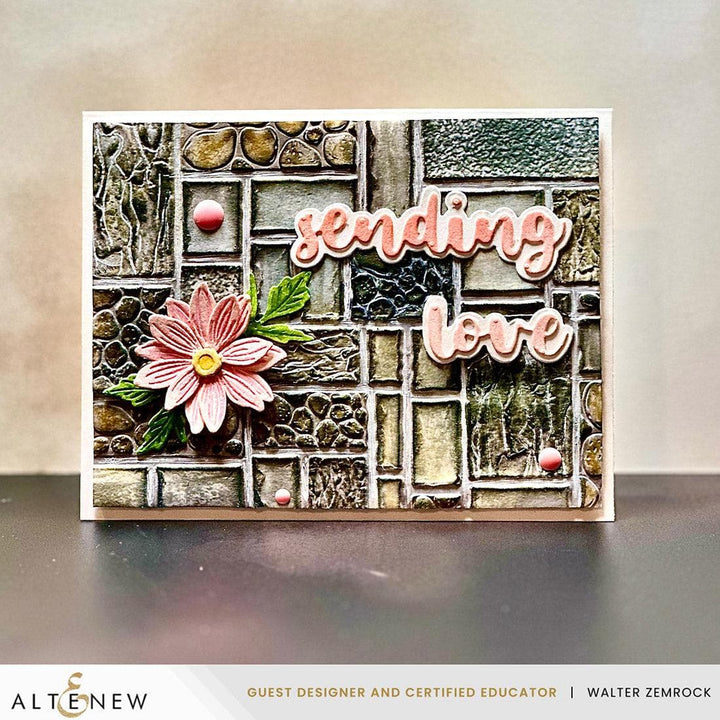 Textured Tiles 3D Embossing Folder