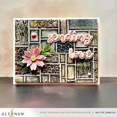 Textured Tiles 3D Embossing Folder