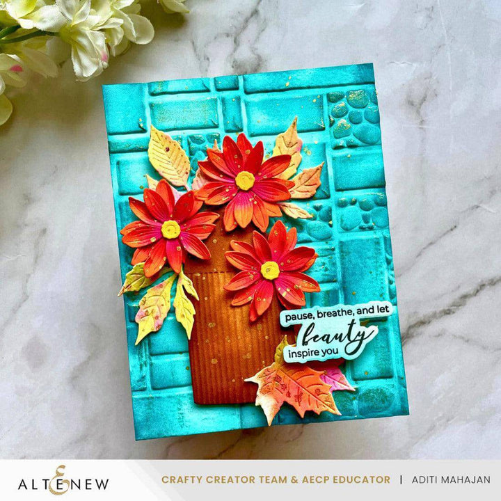 Textured Tiles 3D Embossing Folder
