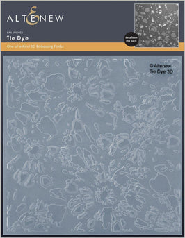 Part A-Glitz Art Craft Co.,LTD Embossing Folder Tie Dye 3D Embossing Folder