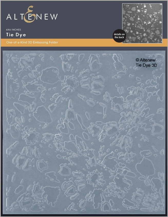 Part A-Glitz Art Craft Co.,LTD Embossing Folder Tie Dye 3D Embossing Folder