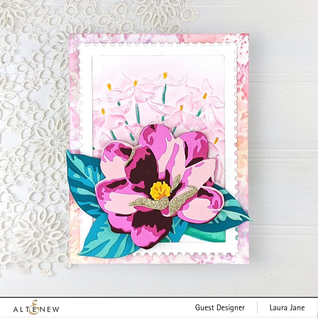 Part A-Glitz Art Craft Co.,LTD Embossing Folder Tie Dye 3D Embossing Folder