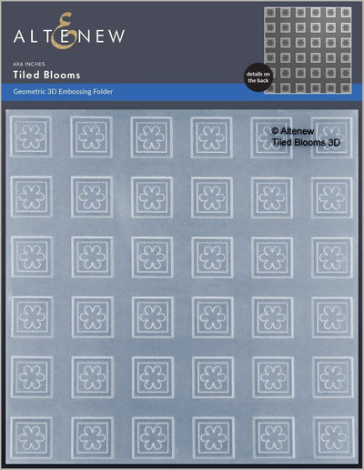 Tiled Blooms 3D Embossing Folder