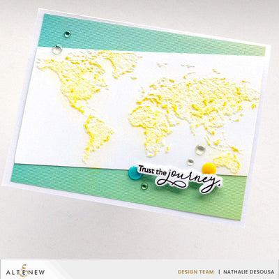 Traveler's Atlas 3D Embossing Folder