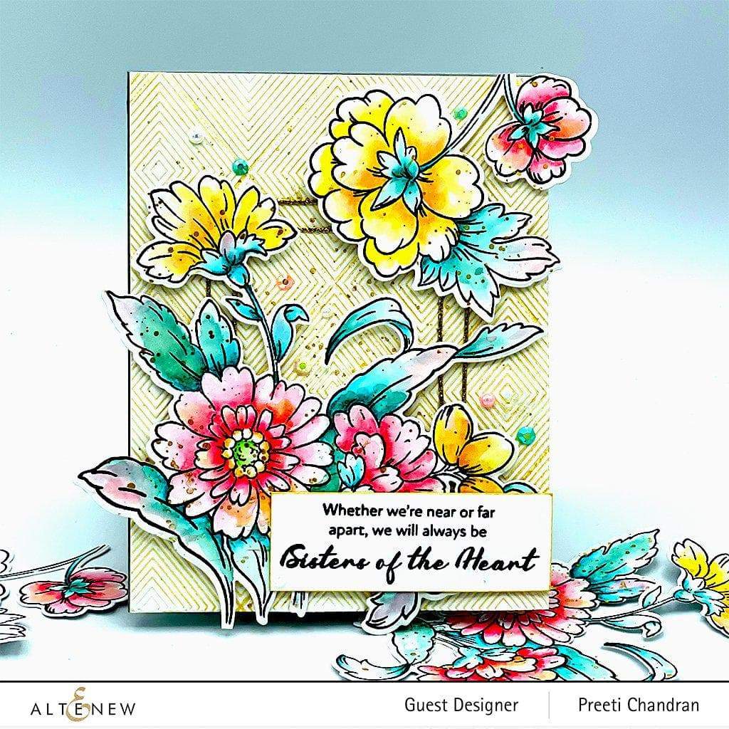 Part A-Glitz Art Craft Co.,LTD Embossing Folder Waffled Diamonds 3D Embossing Folder