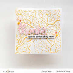 Part A-Glitz Art Craft Co.,LTD Embossing Folder Walnut Branch 3D Embossing Folder