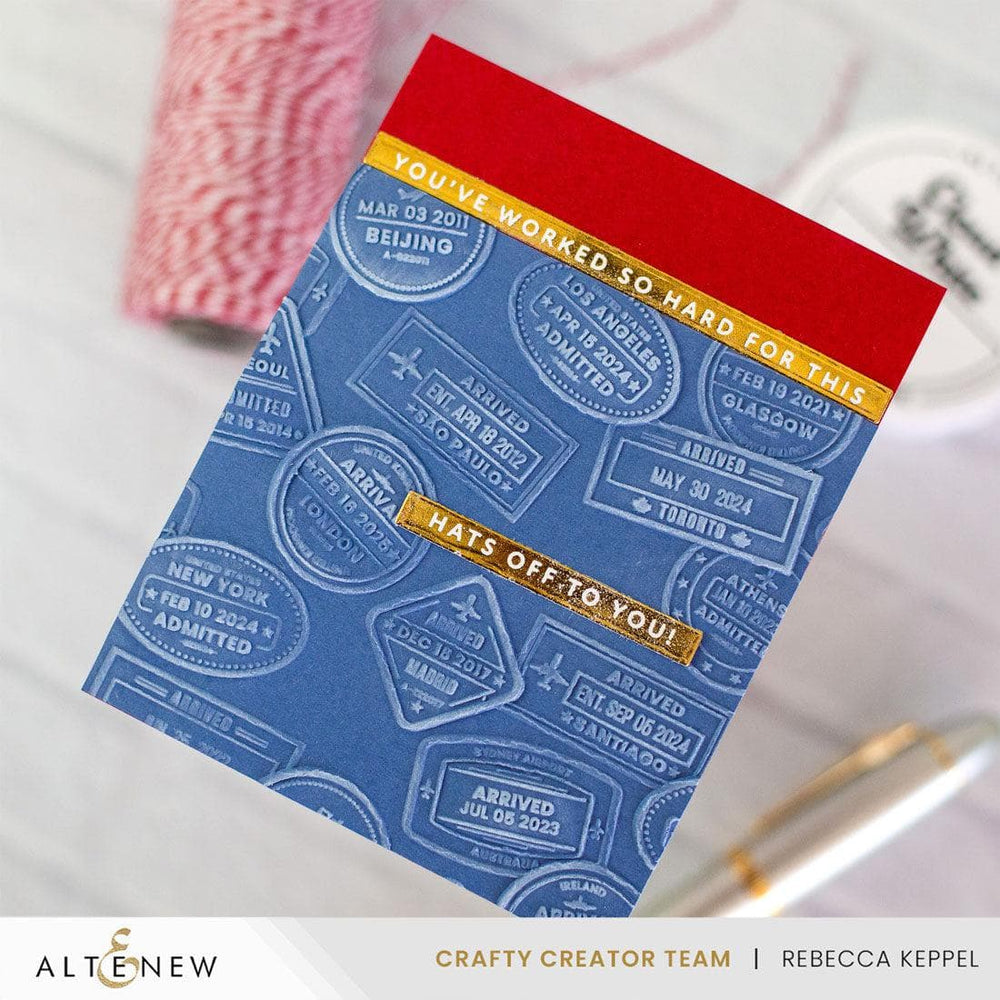 Wanderlust 3D Embossing Folder