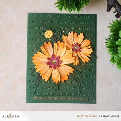 Ways to Thank You 3D Embossing Folder