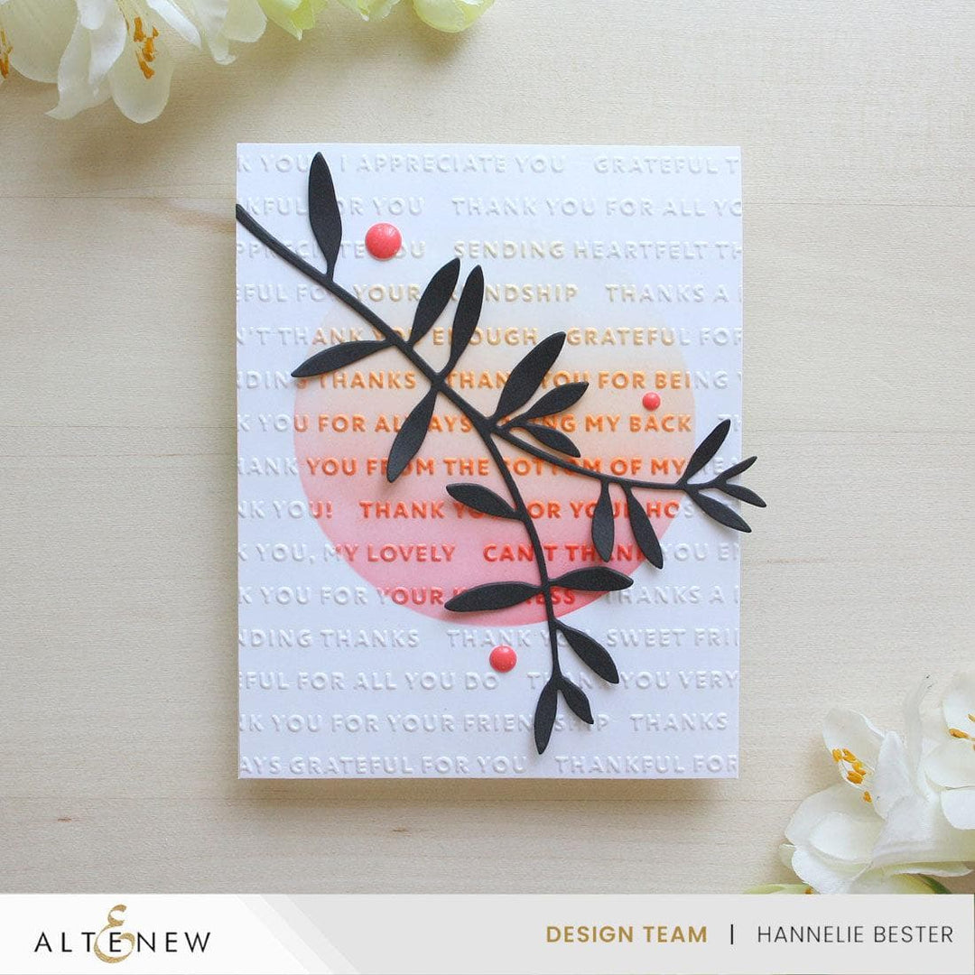 Exceptional Embossed Sentimets - Altenew