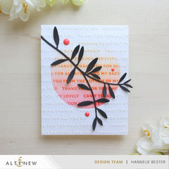 Exceptional Embossed Sentimets - Altenew