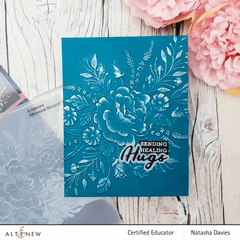 Part A-Glitz Art Craft Co.,LTD Embossing Folder Whimsical Bouquet 3D Embossing Folder