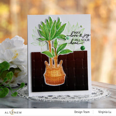 Part A-Glitz Art Craft Co.,LTD Embossing Folder Woven Basket 3D Embossing Folder