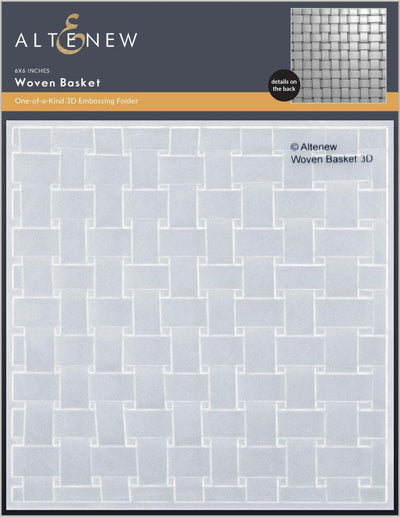 Part A-Glitz Art Craft Co.,LTD Embossing Folder Woven Basket 3D Embossing Folder